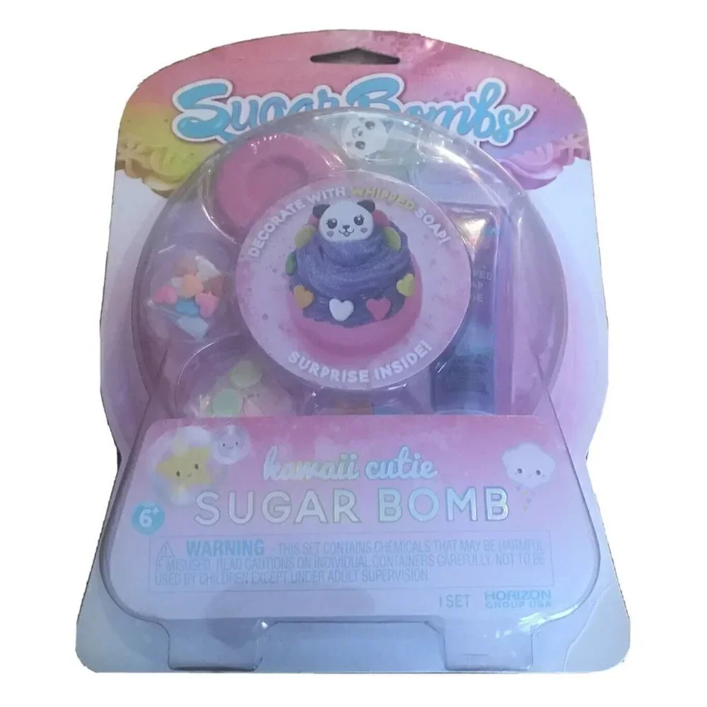 Bath Bombs for Kids with Surprise Fizzy Bombs, Decorate Your Own Sugar Bath Bomb